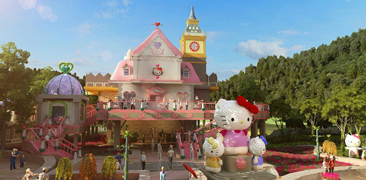 安吉HelloKitty(凯蒂猫)乐园藏龙百瀑（竹海）皮筏漂流二日